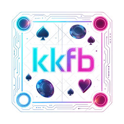 kkfb কালো ব্যাকগ্রাউন্ডে সাদা লোগো